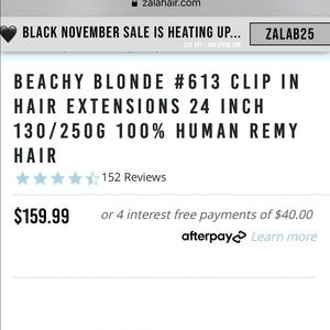 ZALA clip in hair extensions